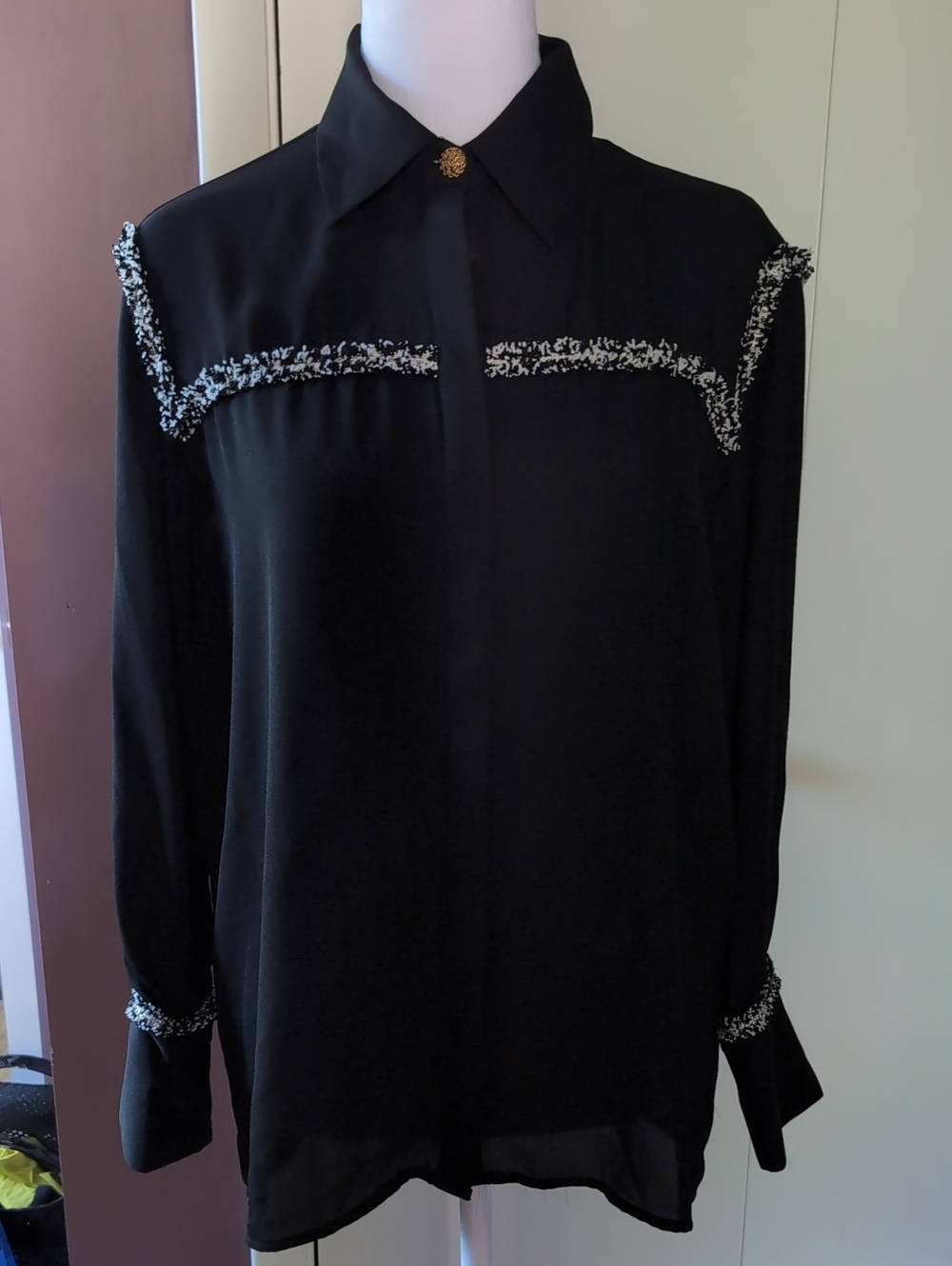 Zara Black Blouse